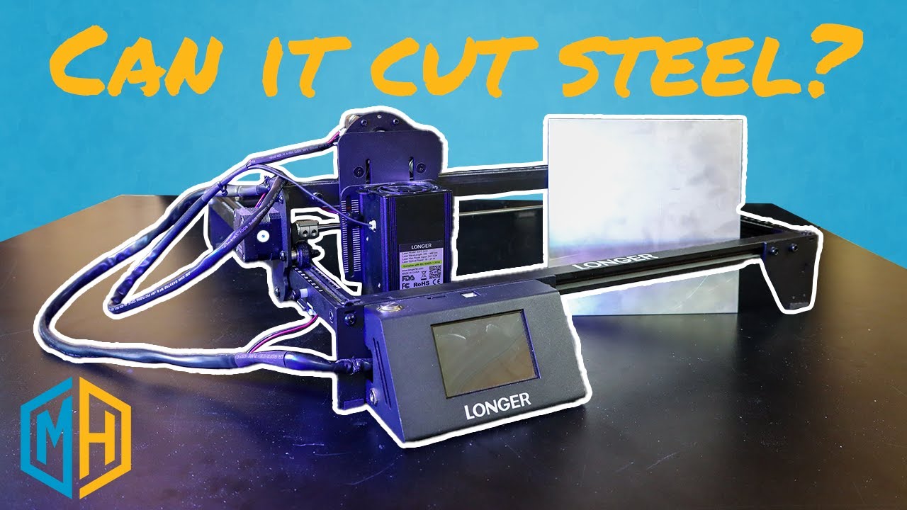 Can This Diode Laser Cut Steel?! | Longer Ray5 20W Review