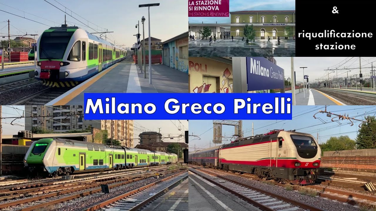 Treni pomeridiani a MILANO GRECO PIRELLI dalle 17:00 alle 18:45 + riqualificazione della stazione!