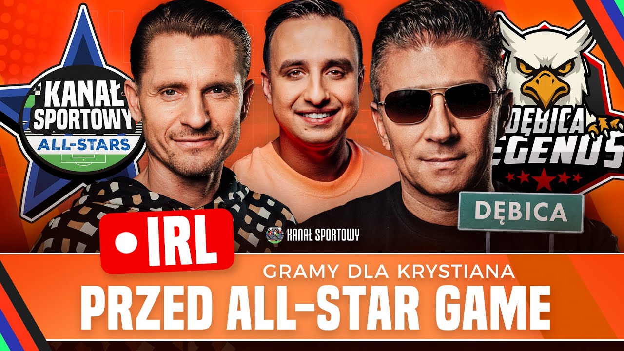 BOREK, WICHNIAREK, SŁAWIŃSKI I GOŚCIE: IRL PRZED MECZEM KANAŁ SPORTOWY ALL-STARS VS DĘBICA LEGENDS