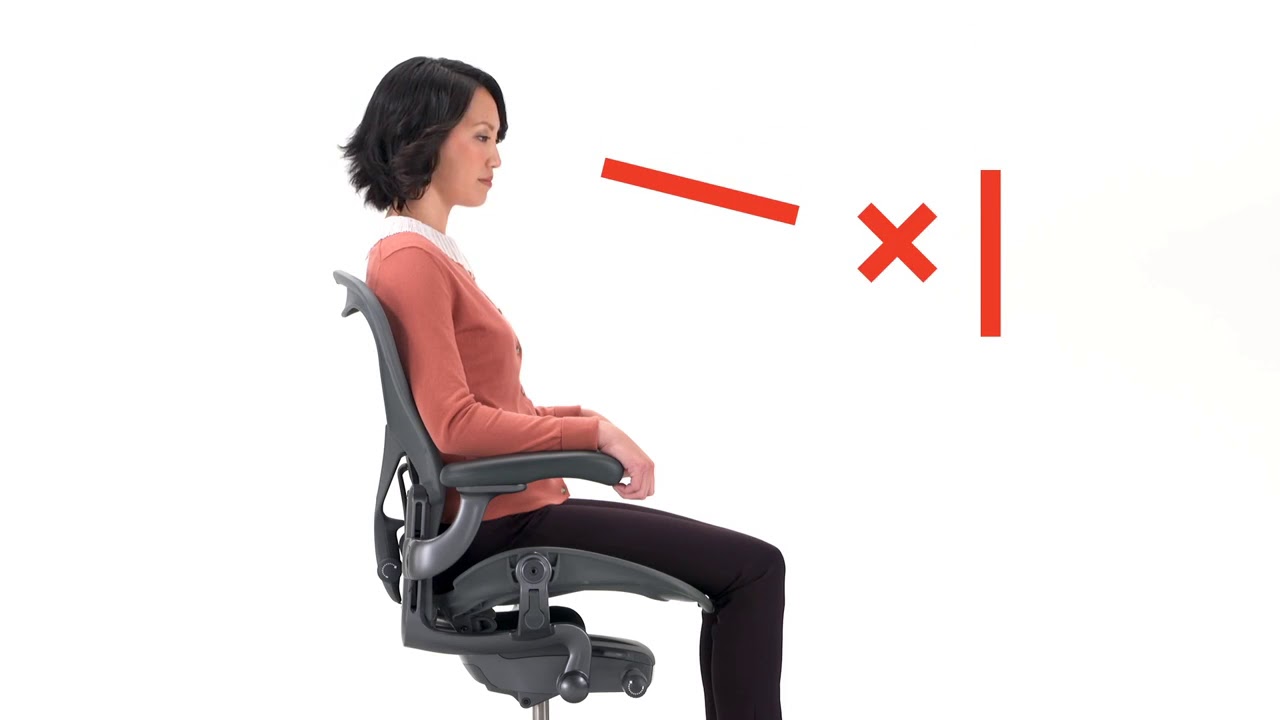 Cómo AJUSTAR la SILLA AERON de Herman Miller