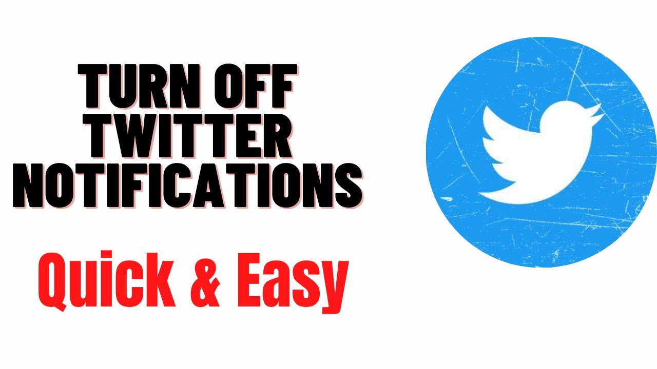 how to turn off twitter notifications for a specific person