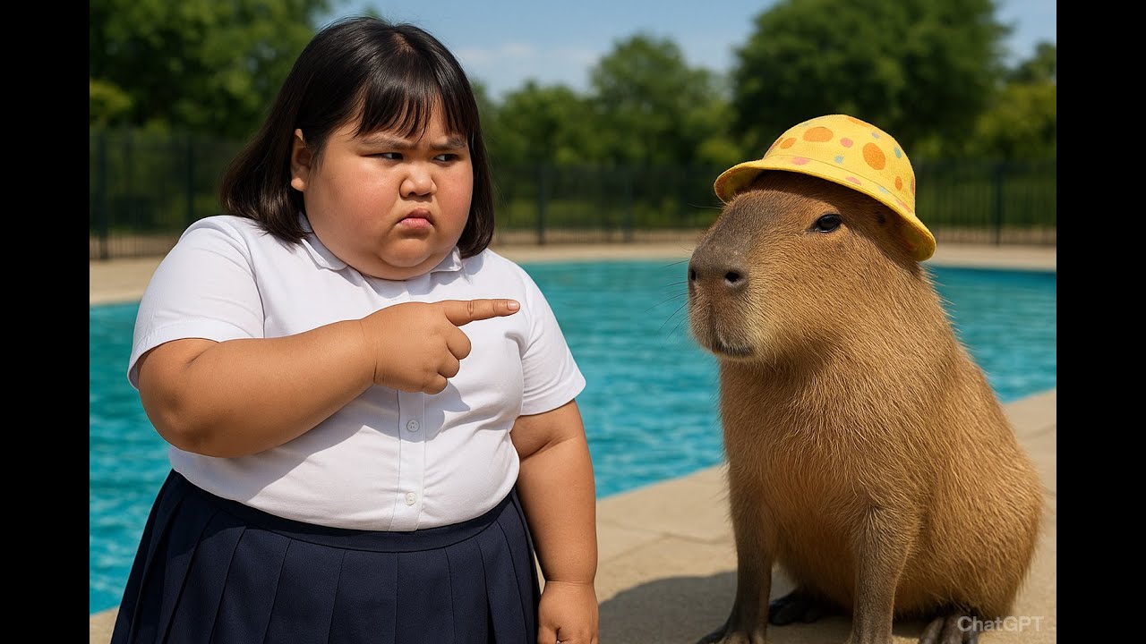 Capybara Đáng Yêu | Capy Và Những Lần So Tài Với Cô Bé Bống Siêu Béo Hài Hước - VIDEO 4K