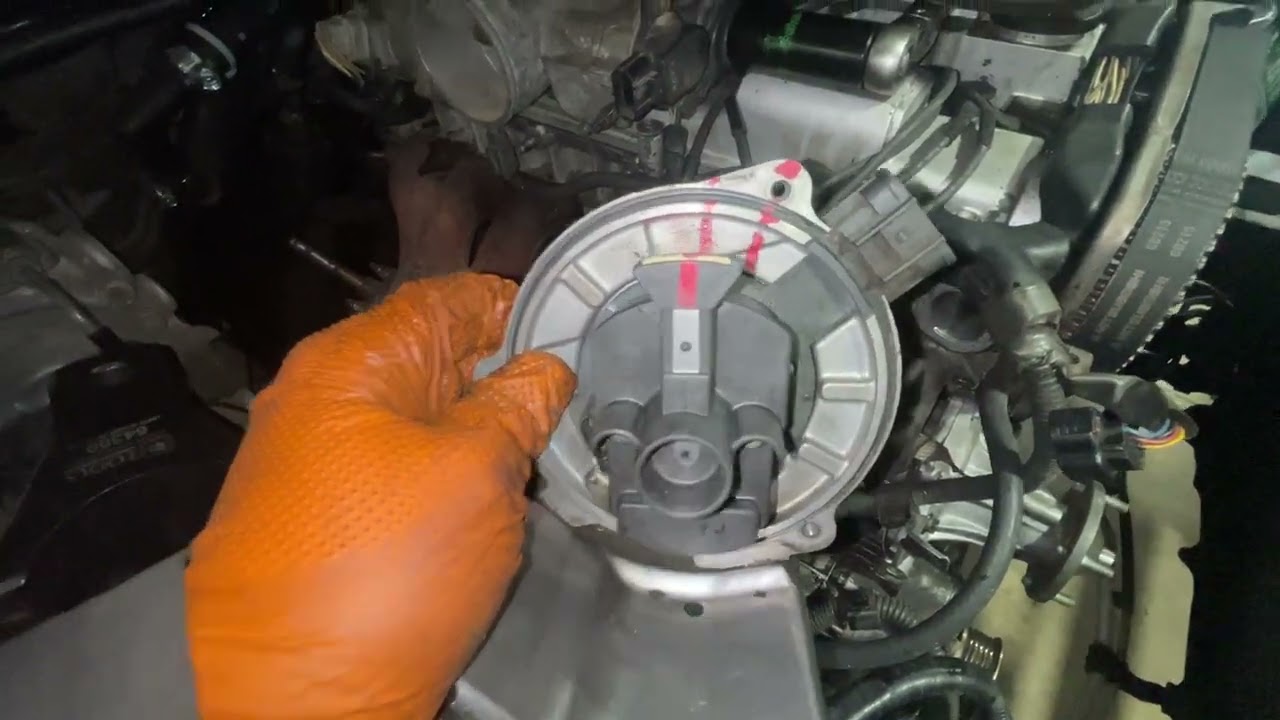 1992 Lexus SC300 2JZGE distributor ignition and mechanical timing part 1