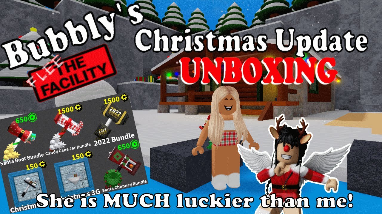 Bubbly Unboxes the Christmas Update in FTF 2021 (Roblox Flee the Facility)