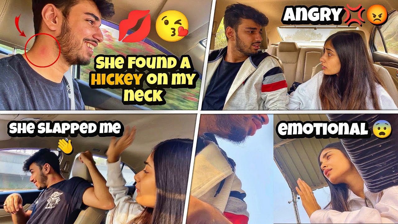 She Found A Hickey ( LoveBite)💋 On My Neck! | *She Got Extremely Angry 😡 And Slapped Me👋🏻