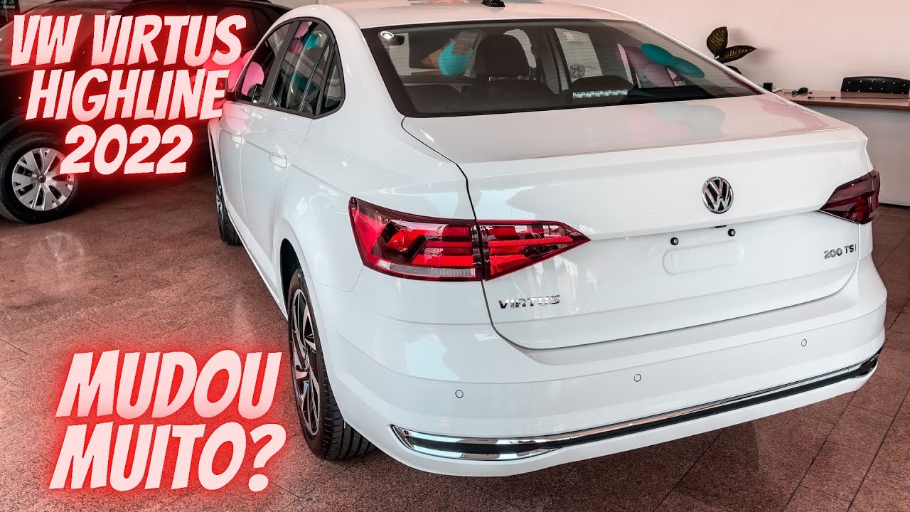 VW VIRTUS HIGHLINE 2022 1.0 TSI - O QUE MUDOU NA LINHA VIRTUS 2022