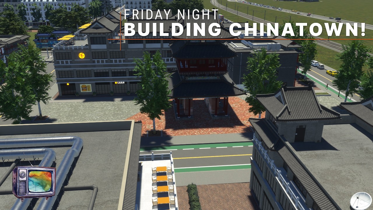 🏙️ Friday Night Cities: Skylines 2! Building a small Chinatown! Finally using Dragon's Gate assets!