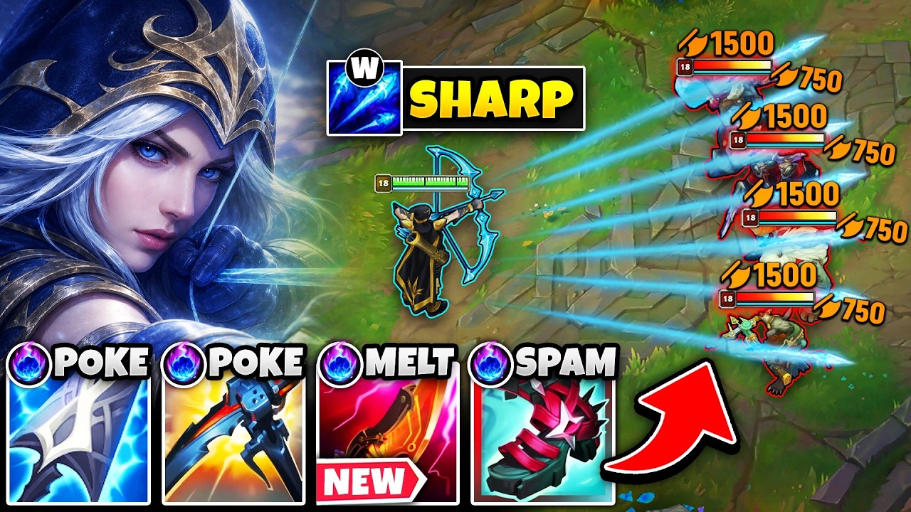 THIS NEW POKE ASHE BUILD IS A NIGHTMARE TO PLAY AGAINST (RAZOR SHARP ARROWS)