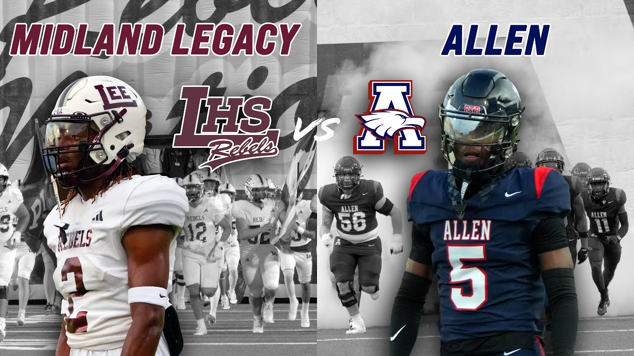 Midland Legacy vs #7 Allen Wipe Out Kids Cancer Classic 6A DFW METROPLEX TAKES ON WEST TX #txhsfb