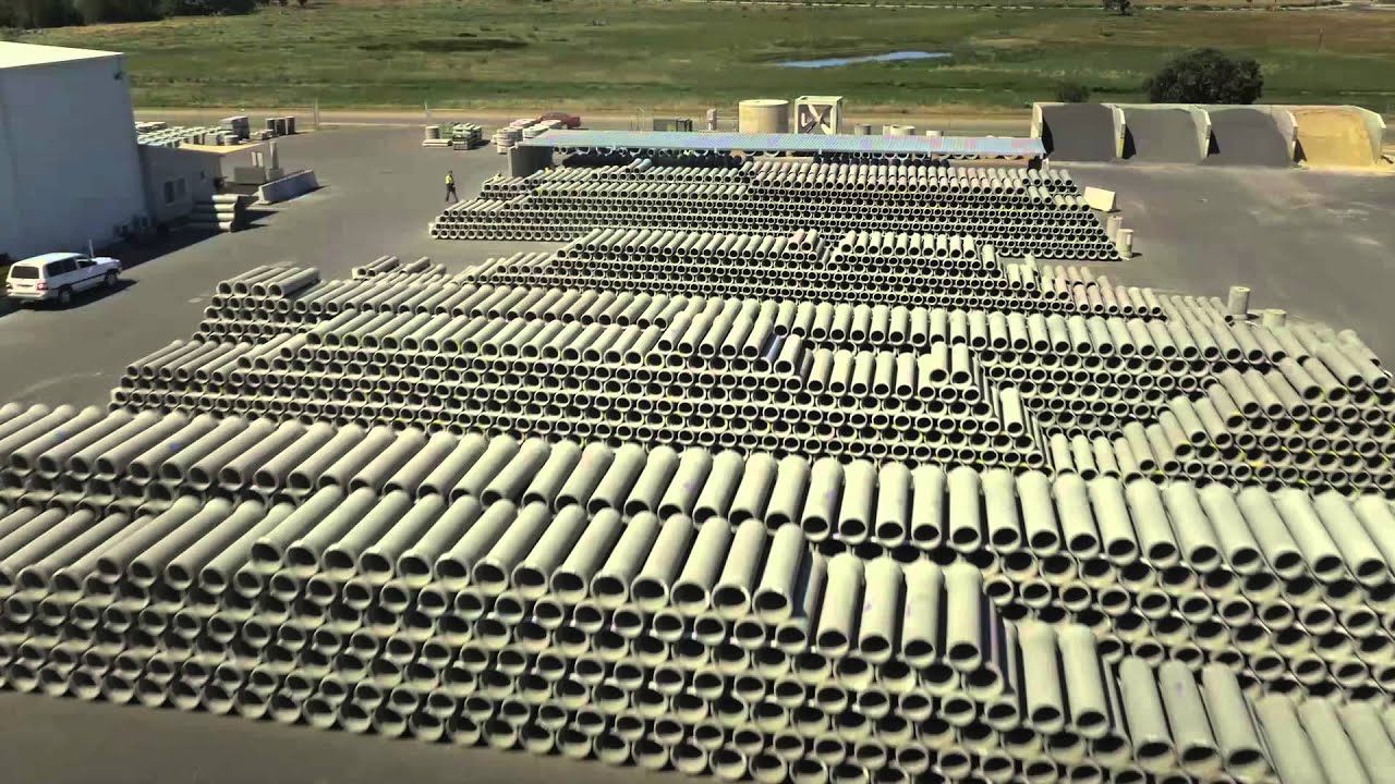 MJB Industries - Concrete Pipe and Precast - Drone Footage