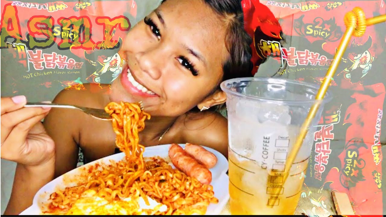 Berkat eten met Shenaja🥬🥙||Spicy Noodle Failed Asmr🍝