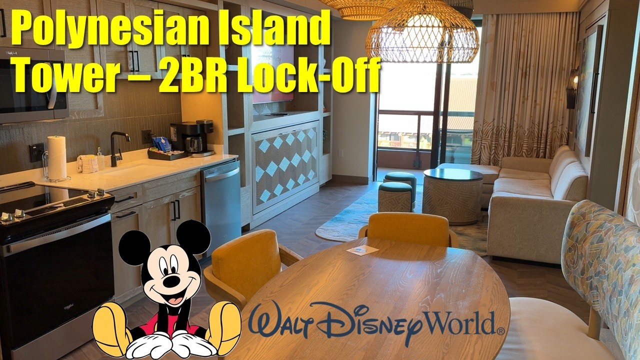 Обзор виллы с 2 спальнями &mdash; Island Tower в Disney&rsquo;s Polynesian Villas & Bungalows &mdash; Disney Vacati...