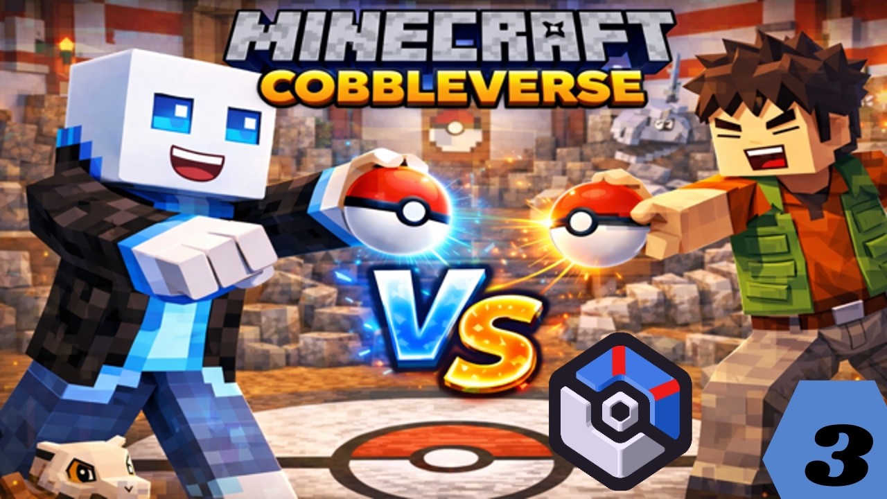 derroto a Brock en el modpack cobbleverse capitulo 3