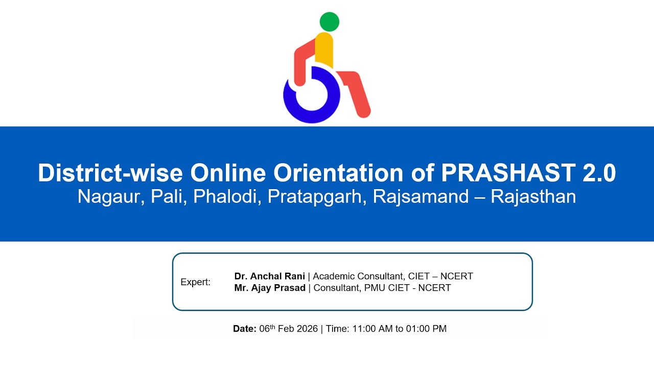 District-wise Online Orientation of PRASHAST 2.0