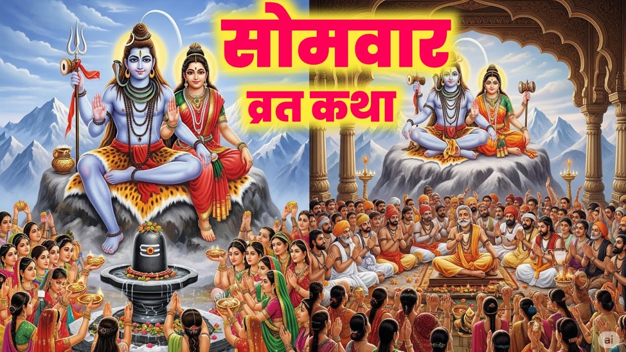 somvar vrat katha /सोमवार व्रत कथा /shiv katha/ shiv puran katha/ shiv charcha #somvarvratkatha