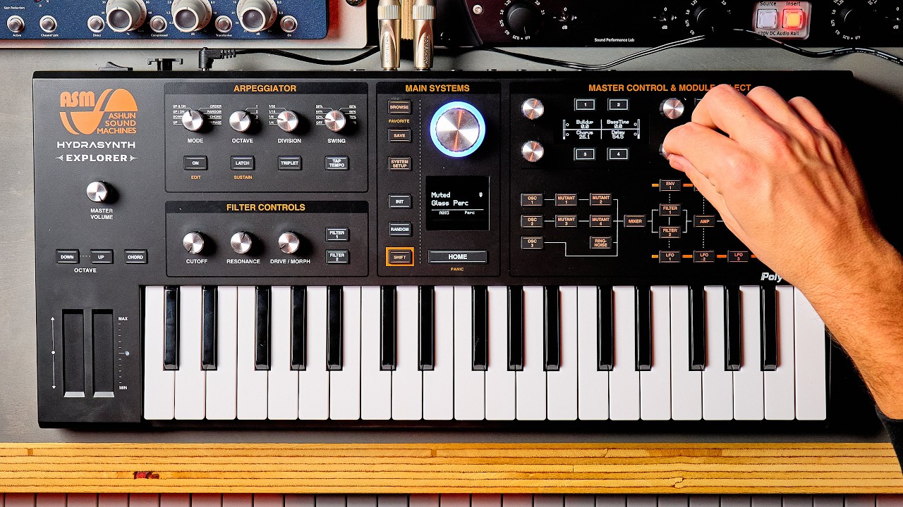 ASM Hydrasynth Explorer – Deep Pads, Arps & Glitch Beats | Audio Demos