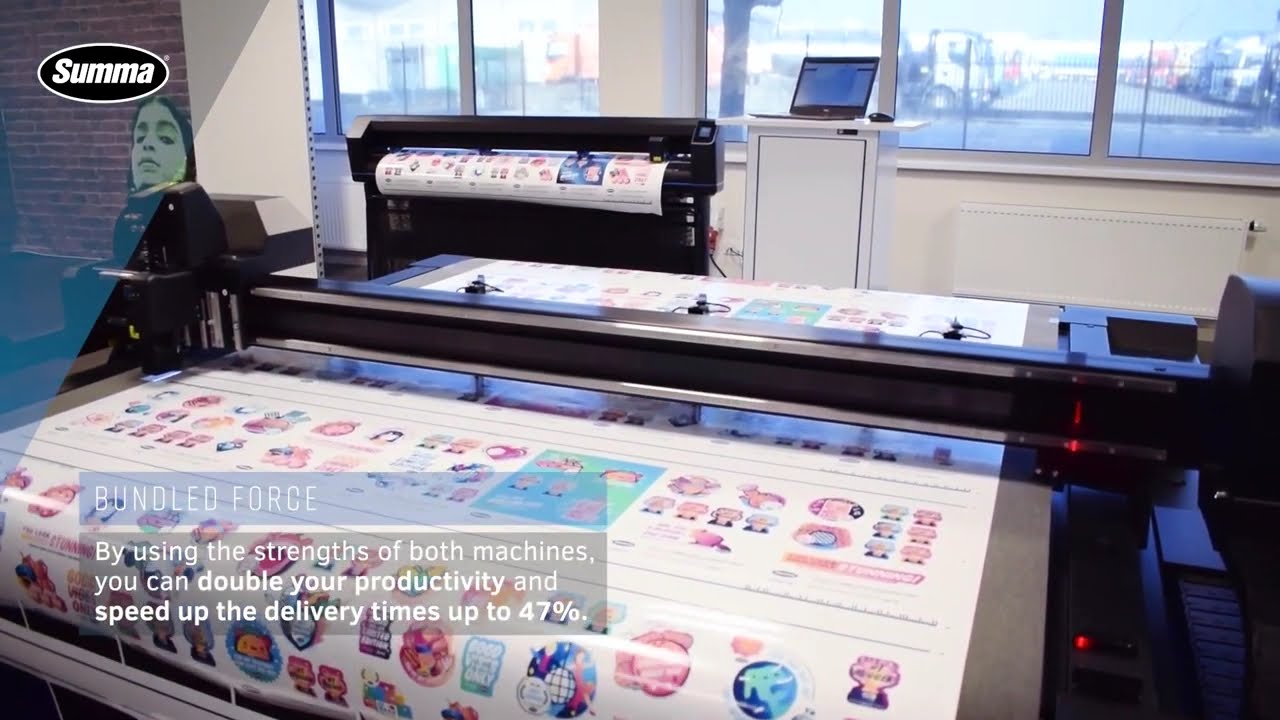 Summa Twin Workflow   Vinyl Cutter + Flatbed Cutter Workflow