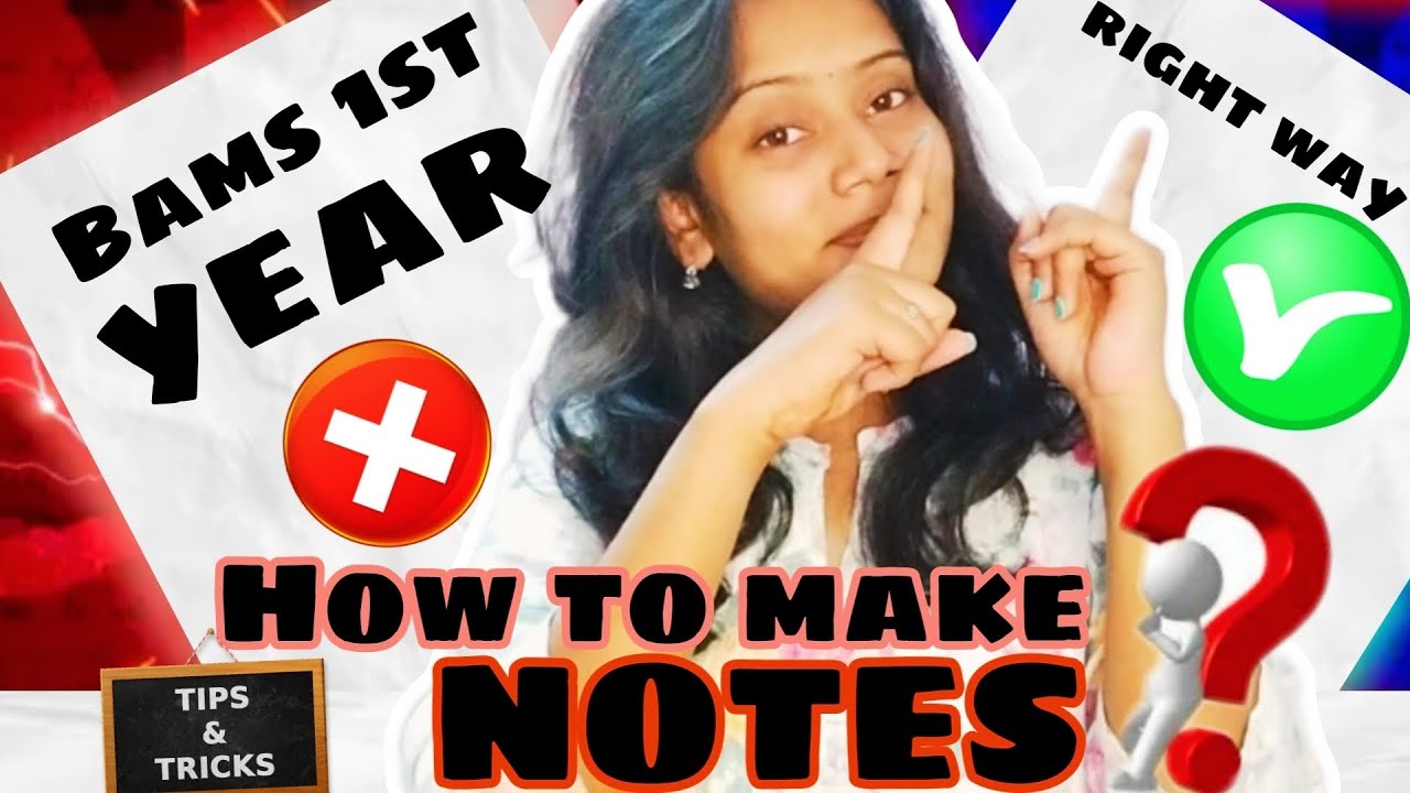 how to make notes in bams 1st year|| how to take notes in bams #exam #bamscollegelife #trending