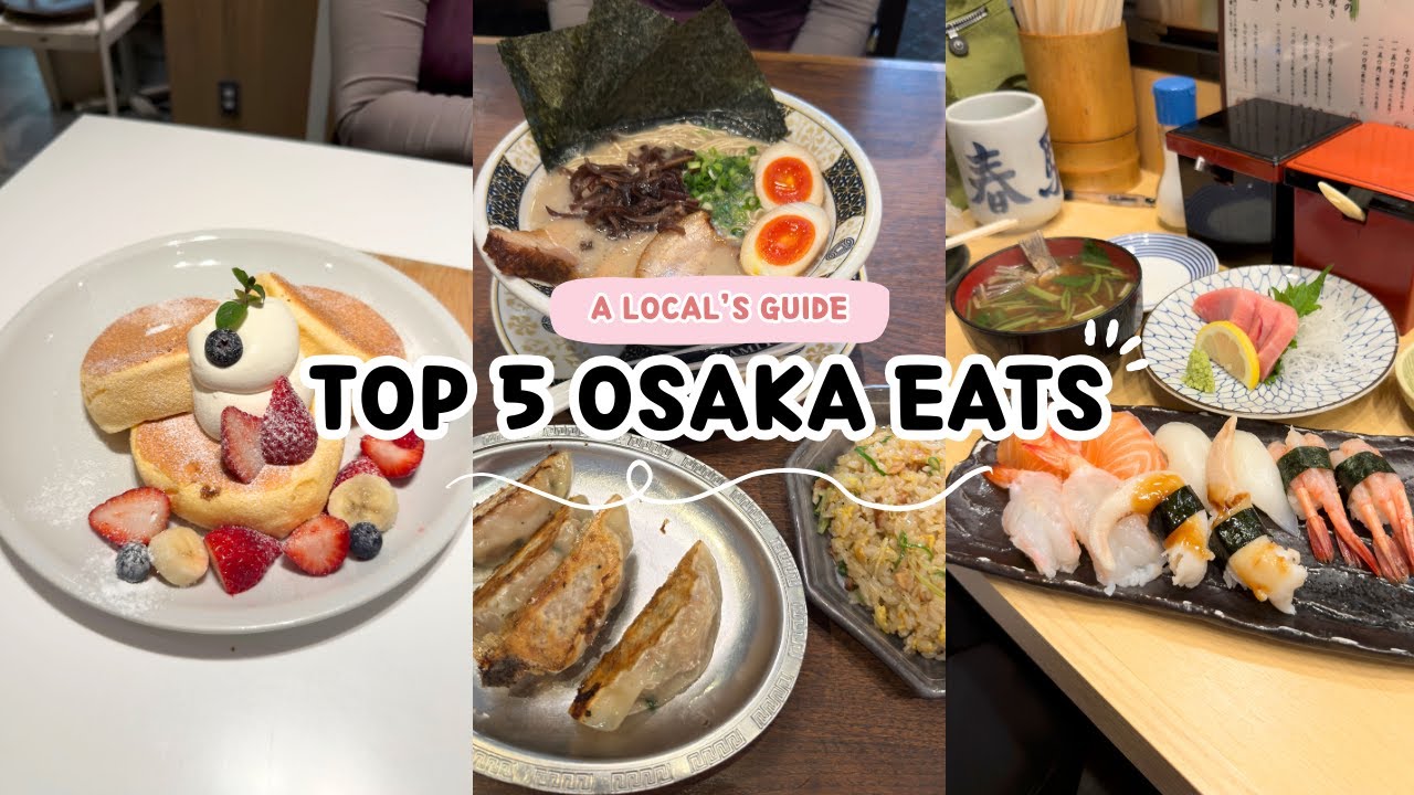 Local's Favorite Osaka Eats (with prices!) No Tourist Traps | Sushi, Ramen, Donuts and more! 🇯🇵
