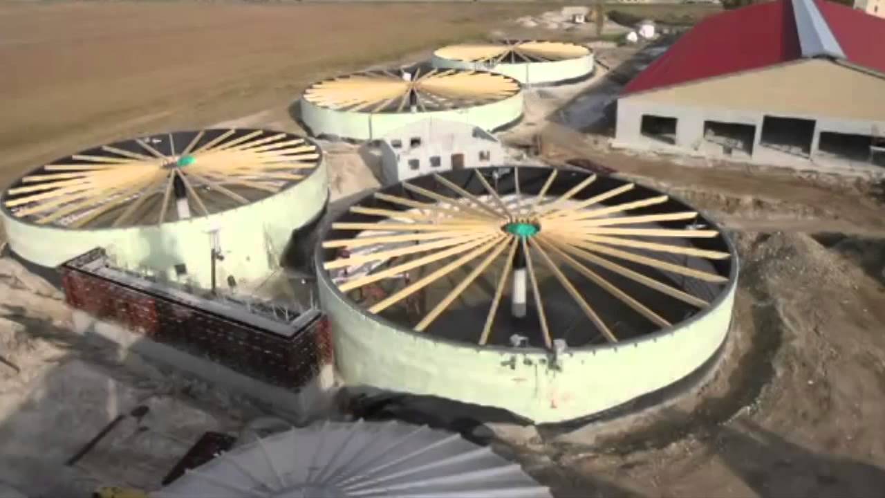 Construction biogas plant