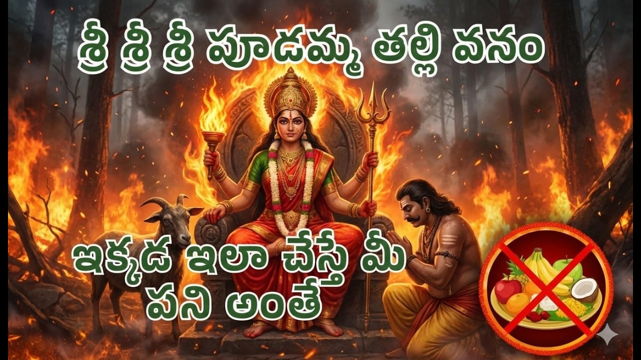 శ్రీ శ్రీ శ్రీ పూడమ్మ తల్లి వనం – కోరికలు తీరే అద్భుత ఆలయం | Nellimarla Vizianagaram Temple Mystery