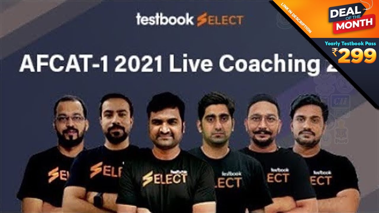 AFCAT Exam Preparation | Live Coaching | Best Online Course for AFCAT 2021 by Testbook
