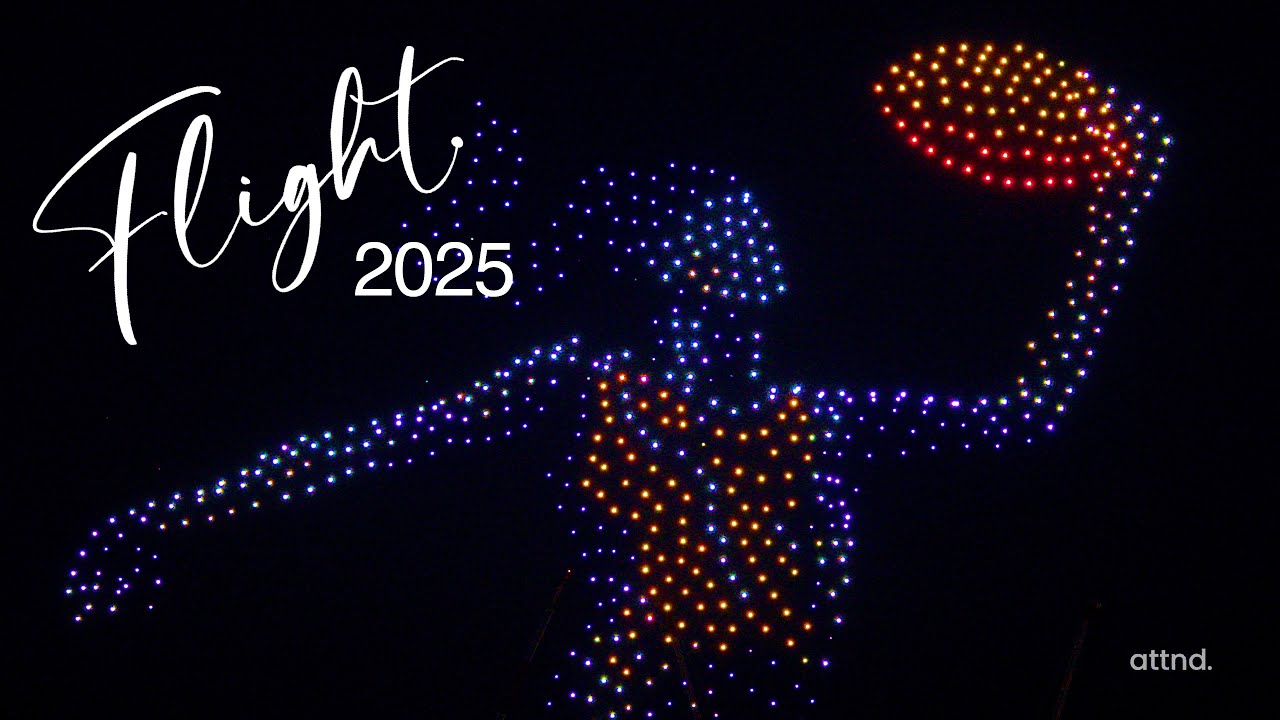 Flight Drone Skyshow 2025 Canberra - Full Show Parts 1 & 2 (with soundtrack)