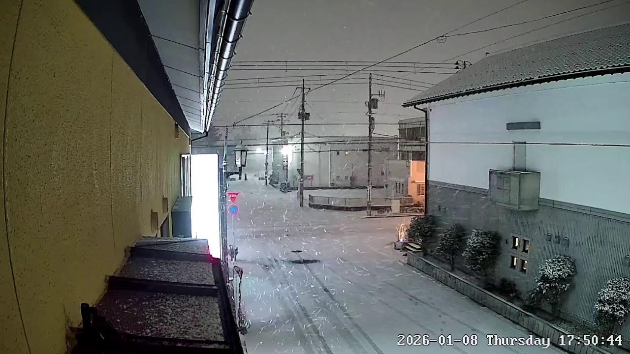 山形県天童市東本町広重美術館前ライブカメラ Yamagata Tendo Live camera.world.cam