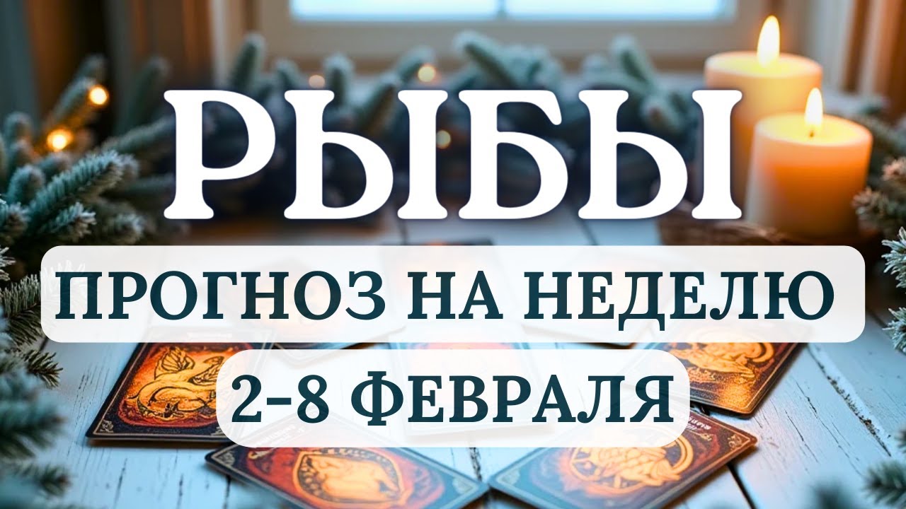 РЫБЫ♓️ЗАВЕРШАЙТЕ СТАРОЕ,  ОСВОБОЖДАЙТЕ МЕСТО ДЛЯ ГРЯДУЩЕГО ОБНОВЛЕНИЯ♓️ГОРОСКОП СО 2 ПО 8 ФЕВРАЛЯ