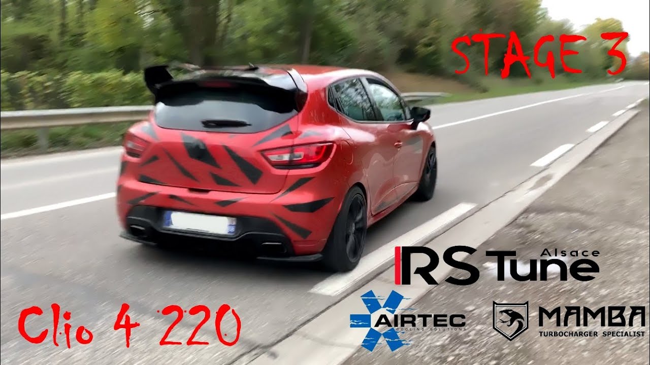 Clio 4 RS Trophy 220 STAGE 3 ! #RSTuneAlsace