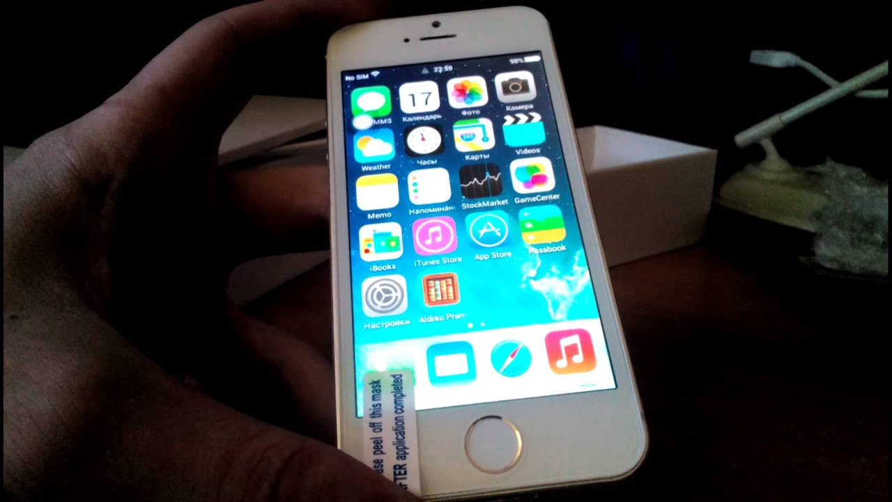 Китайский iphone 5s - распаковка