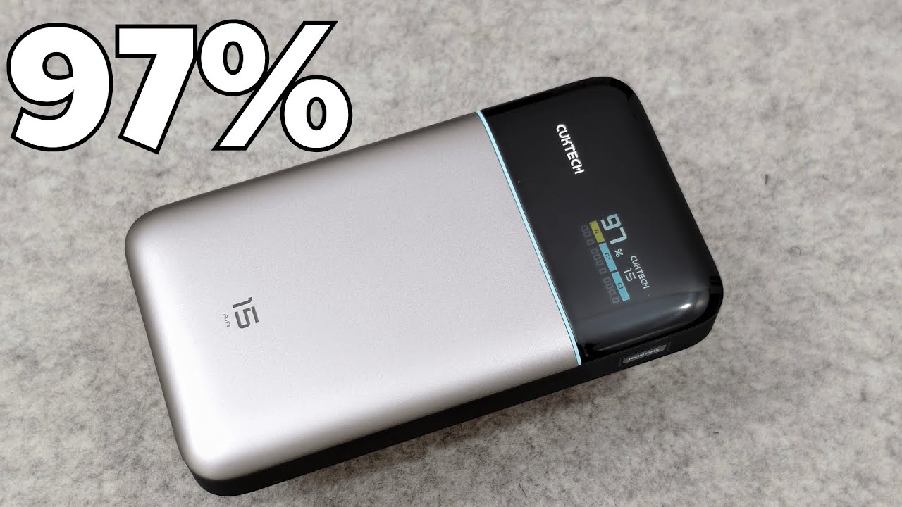 Quá Khủng Khiếp !!! Pin Sạc Dự Phòng Này Có Hiệu Suất Hơn 97% | Check Var Cuktech 15 Air