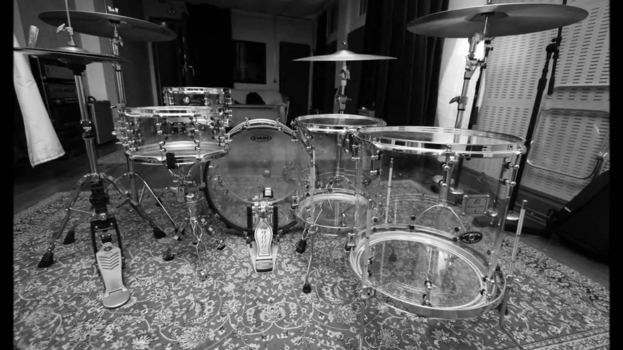 Ekain Elorza Acrylic Custom Drum Set Live!