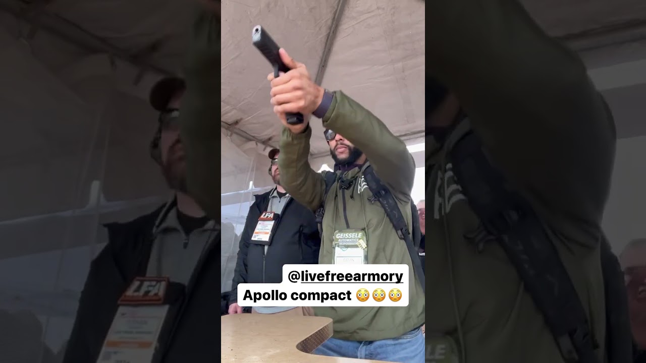 #Shotshow2024 industry range day, Apollo 11 Compact DS 1911🤤🤤🤤🤤🤤🤤