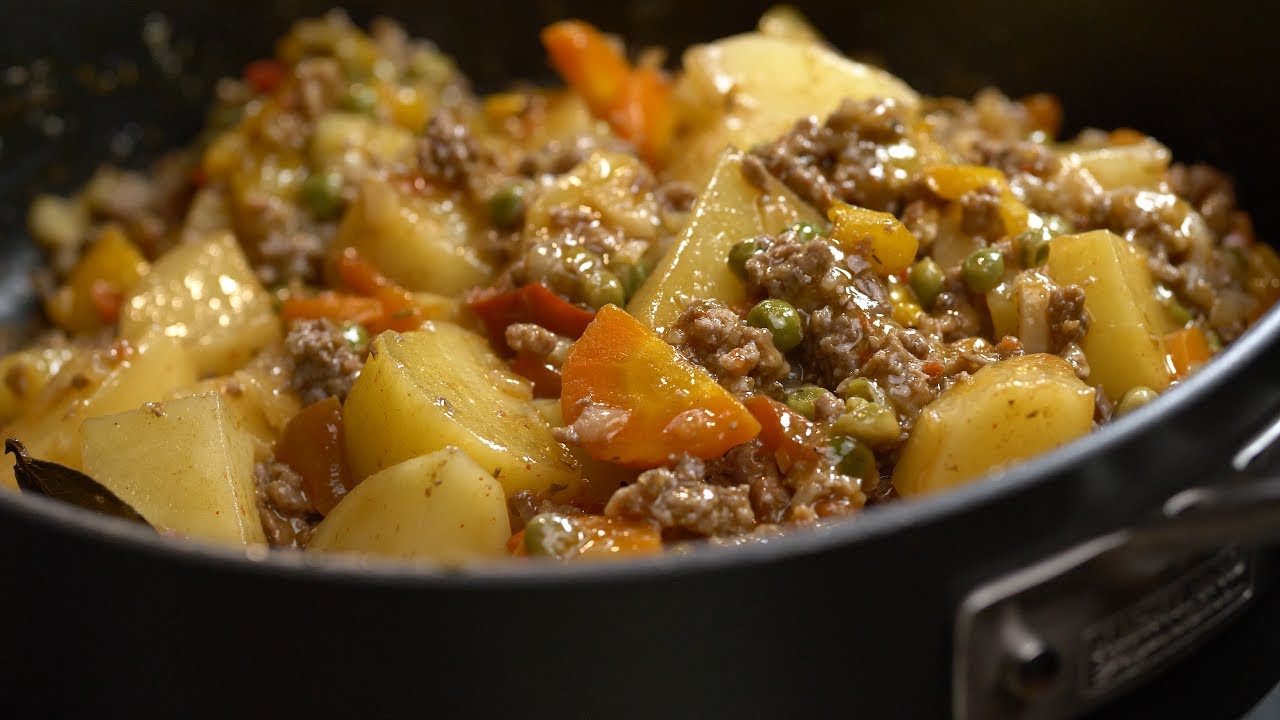 My Kids Love This Dinner Meal| Delicious Ground Beef and Potatoes. NO Cheese!
