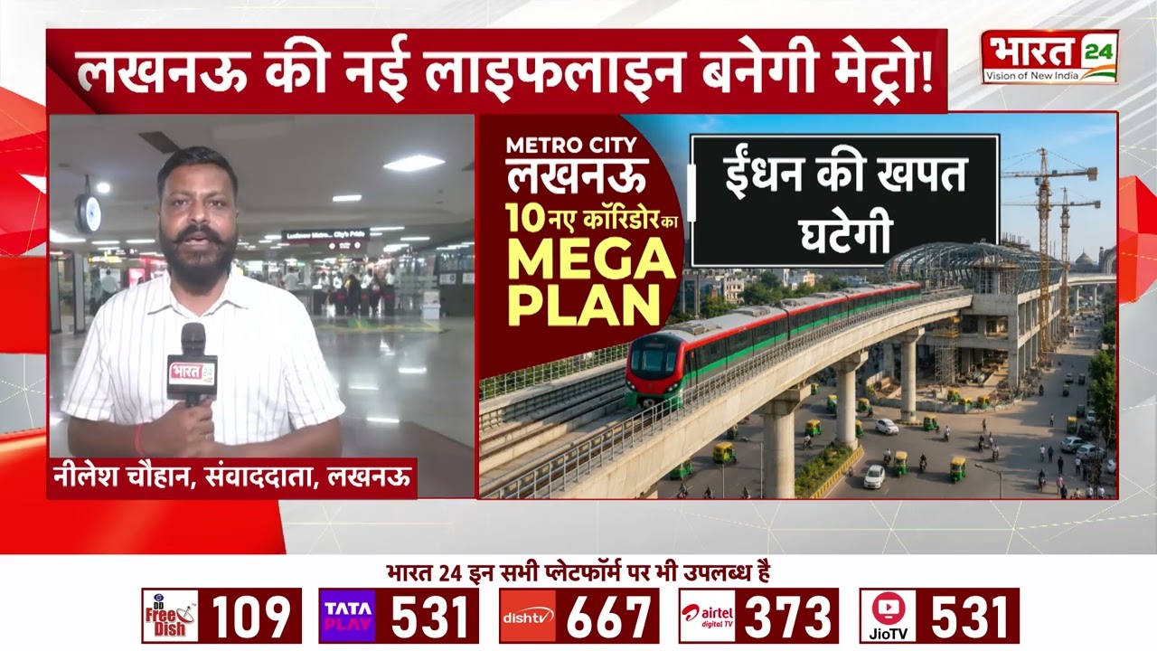 Breaking News : Lucknow Metro  का मेगा एक्सपेंशन! 150 KM का बना नया ट्रैक! | Lucknow Metro