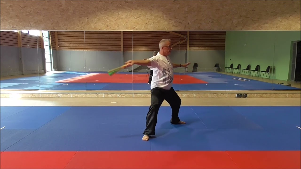 Eventail 18 Yang épée