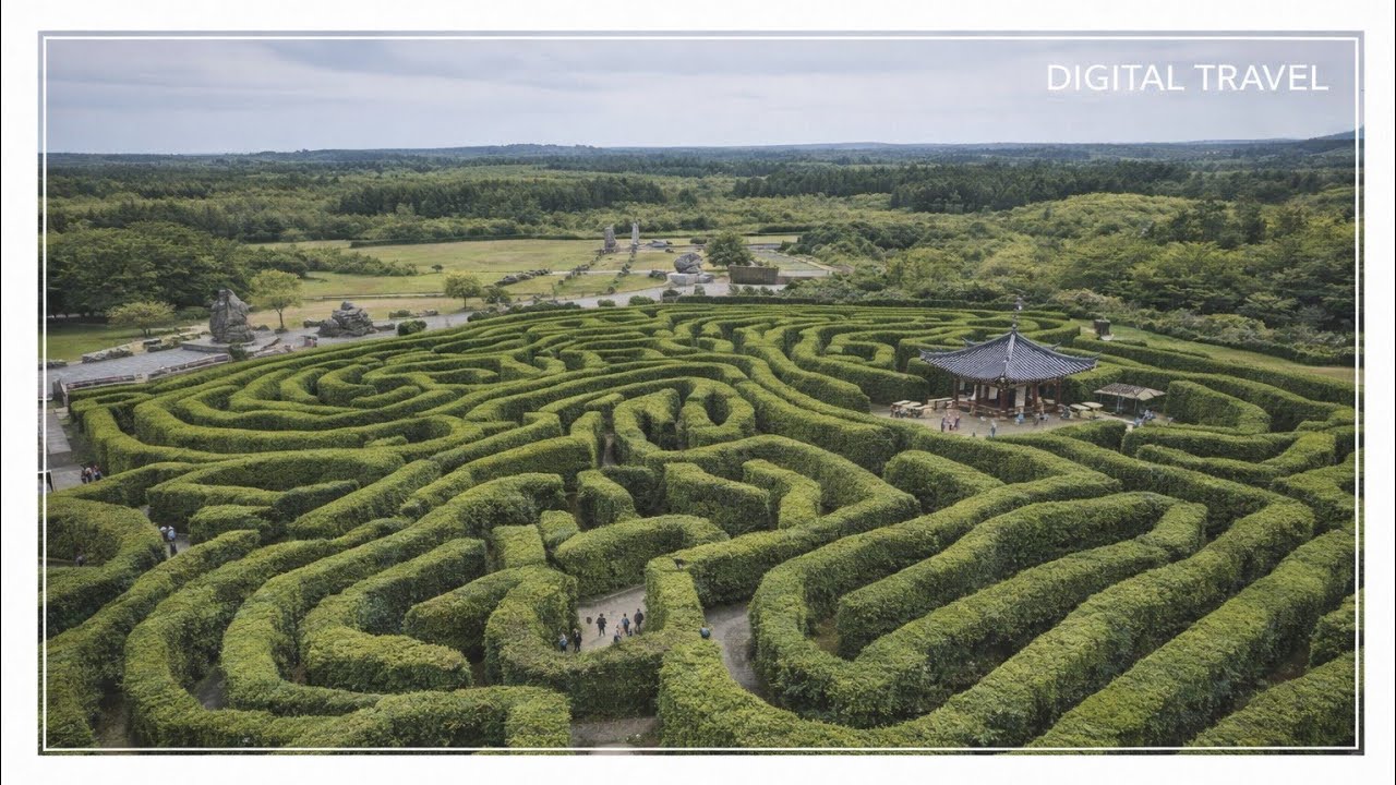 Digital travel | South Korea | Maze land | Jeju island 