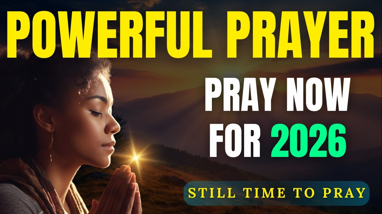 This Prayer Can Change Your Finances, Your Mindset, and Your Life | 2026 Prayer