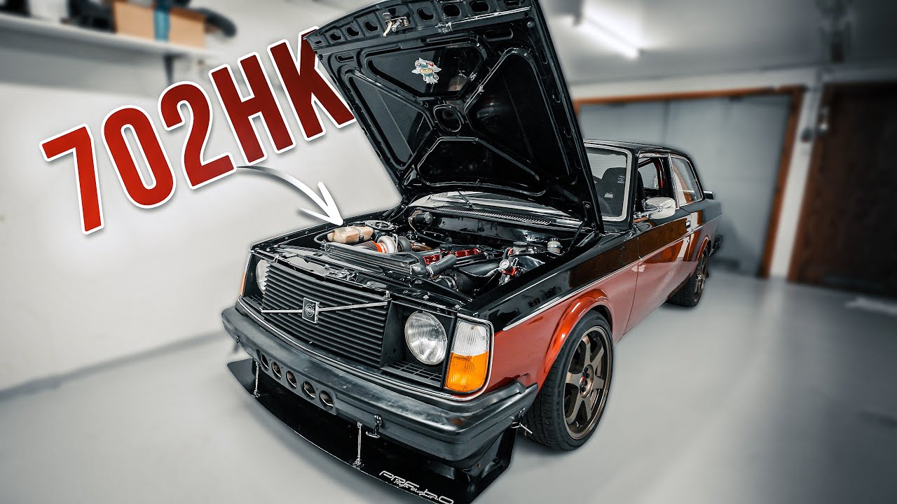Patriks Volvo 240 med 700hk *GARAGE-TOUR*