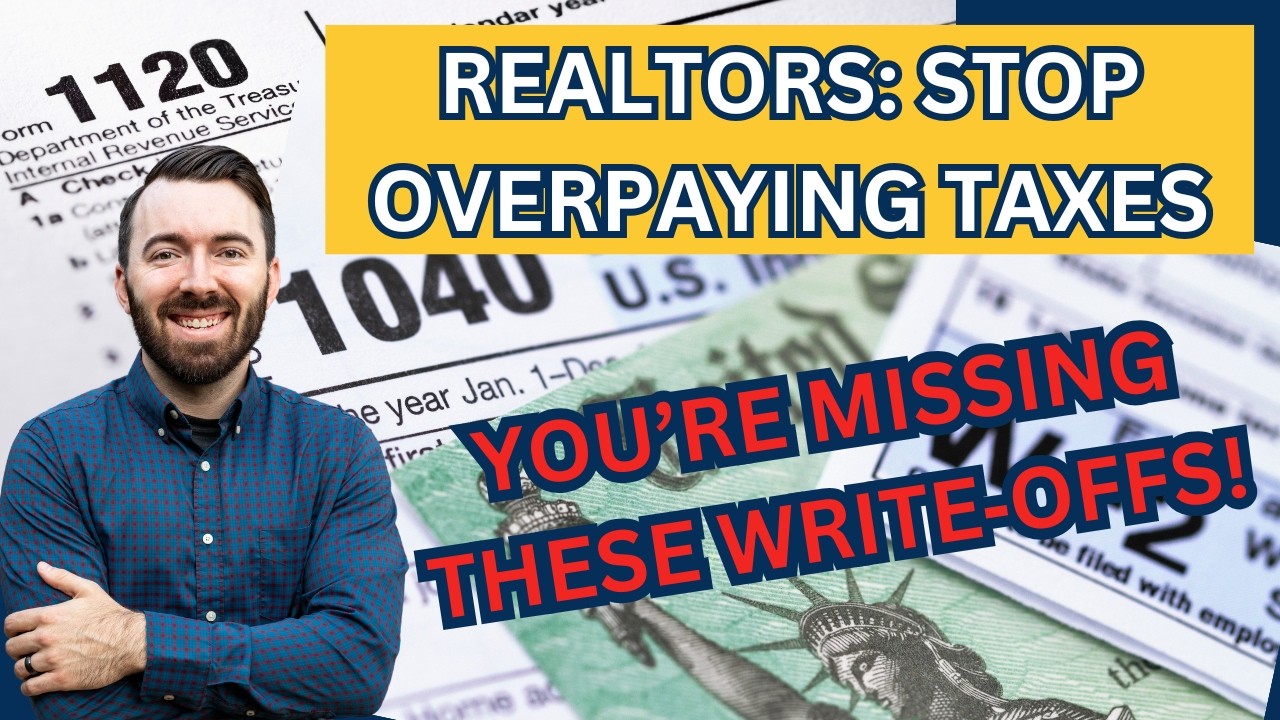 Realtor Tax Deductions EXPLAINED (Write-Offs, Kids on Payroll)