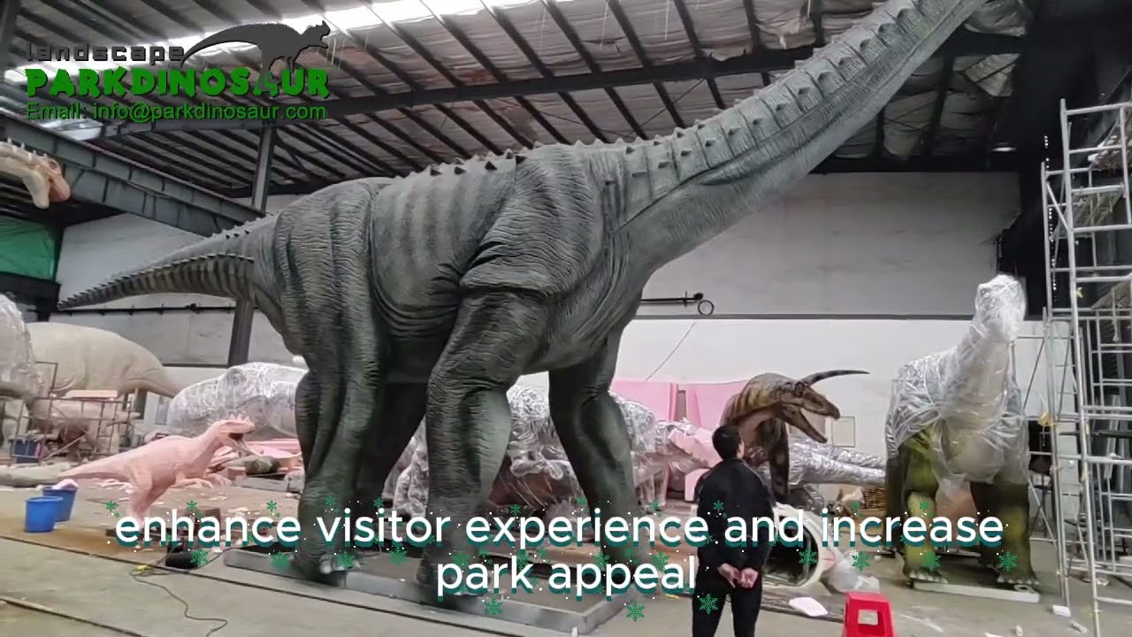 Giant Animatronic Dinosaur with Long Neck | Diamantinasaurus for Theme Park