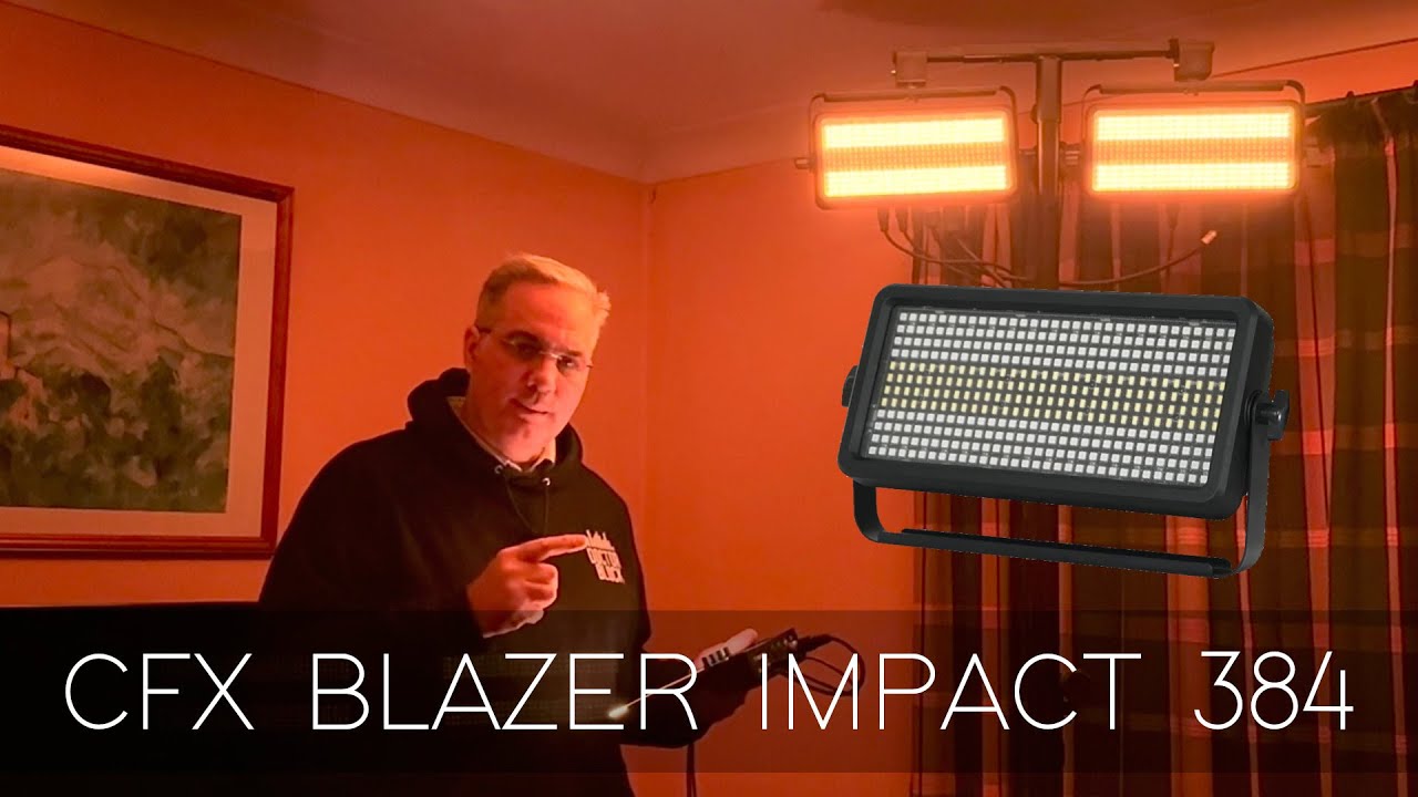 CFX Blazer Impact 384 Review using a Wolfmix W1 DMX Controller
