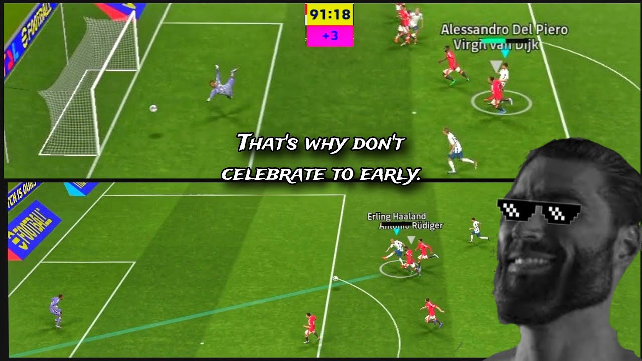 Quick counter VS Possession gameplay EFOOTBALL MOBILE