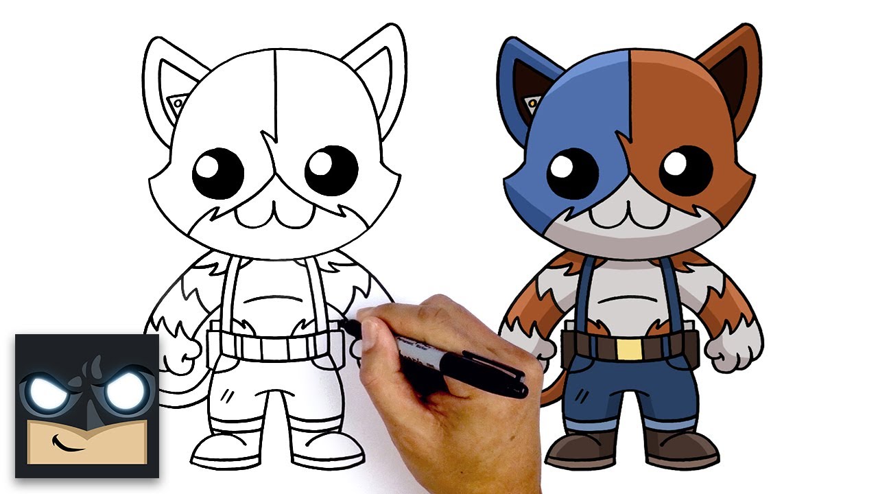 How To Draw Meowscles | NEW “TOP SECRET” Fortnite Season 2 Battle Pass