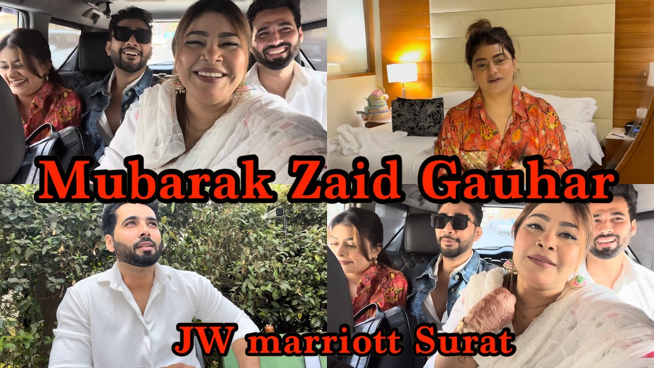 Congratulations Zaid & Gauhar😇 |ShezaanShaikh @moonzarindarbar8262 Vlogs #surat