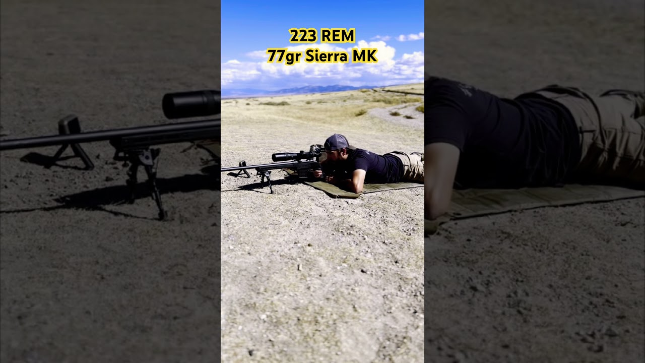 5.56 НАТО 223 rem 77gr Sierra MK!!! Быстрые группы!!! #boltactionrifle #223