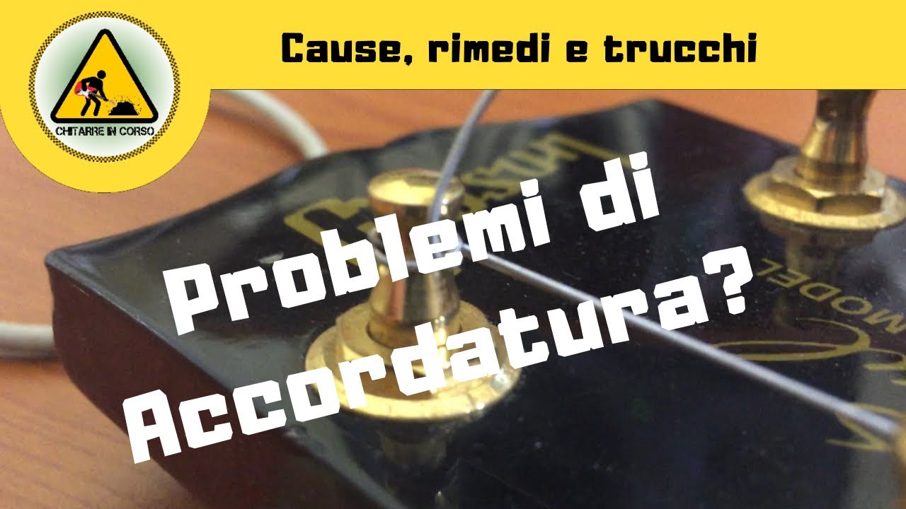 Problema chitarra che si scorda? Cause, rimedi e trucchi - cambiare e montare le corde su elettrica