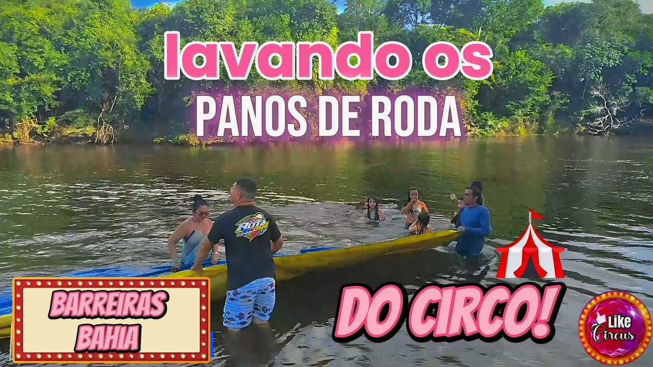 LAVANDO A LONA DO CIRCO NO RIO! 🎪 Like Circus