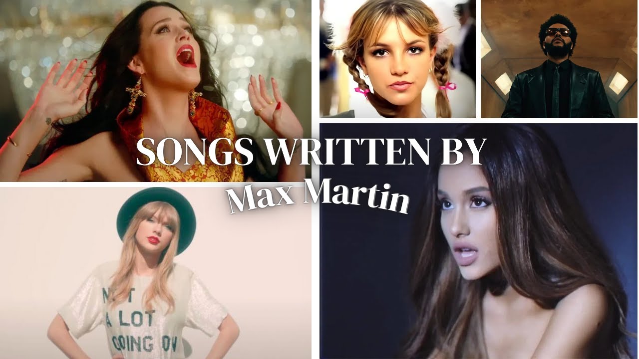 Songs co-written by Max Martin (aka every hit that ever existed)